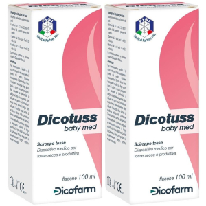 Compra Online dicotuss baby med set da 2 2x100 ml sciroppo per la tosse e Trova il miglior prezzo