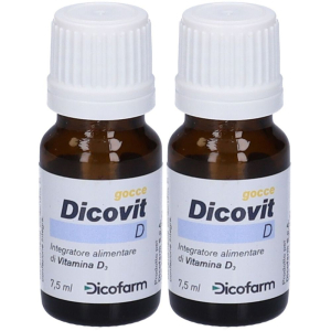 Compra Online dicovit vitamina d gocce set da 2 2x7,5 ml e Trova il miglior prezzo