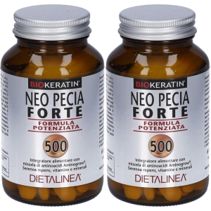 Compra Online Dietalinea Biokeratin Neo Pecia Forte 500 in Compresse 2x90 g Compress e Trova il miglior prezzo
