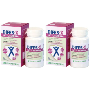 Compra Online difes-x lattoferrina 200 con zinco compresse 2x30 pz e Trova il miglior prezzo