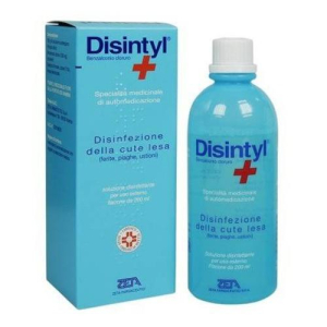 disintyl detergente disinfettante fl 150g 5% bugiardino cod: 032778021 