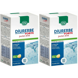 Compra Online diurerbe® forte pocket drink set da 2 2x24 pz soluzione bevibile e Trova il miglior prezzo