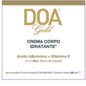 doa gold crema corpo idratante 200ml bugiardino cod: 923507115 