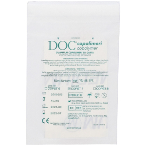 Compra Online doc guanto monouso plastica sterile 1 8x1 pz guanti e Trova il miglior prezzo