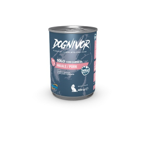 Dognivor pat? gusto maiale farro e zucca cibo umido per cani 400 g