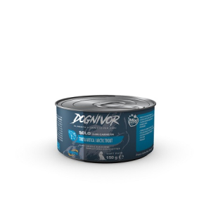Compra Online dognivor pat? gusto trota artica orzo e zucchine cibo umido per cani 150 g e Trova il miglior prezzo