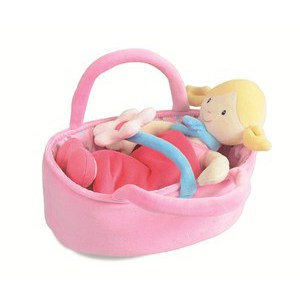 DOLL CARLA WITH BLOND HAIR BED