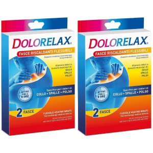 Compra Online dolorelax fascia riscaldante sagomata 2 pz cerotto e Trova il miglior prezzo