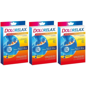 Compra Online dolorelax fascia riscaldante sagomata 2 pz cerotto e Trova il miglior prezzo