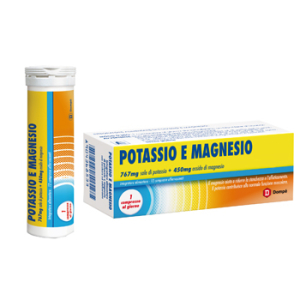 integratore alimentare potassio + magnesio bugiardino cod: 904368533 