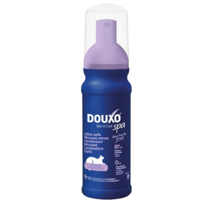 Douxo spa mousse senza risciaquo per gatti 150 ml schiuma
