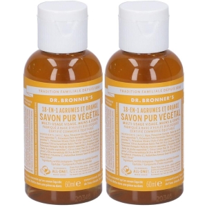 Compra Online Dr. bronner’s sapone liquido 18-in-1 agli agrumi 60 ml 2x60 e Trova il miglior prezzo