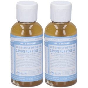 Compra Online Dr. bronner’s sapone liquido 18-in-1 baby unscented 60 ml 2x60 e Trova il miglior prezzo