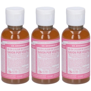 Compra Online Dr. bronner’s sapone liquido 18-in-1 cherry blossom 60 ml 3x60 e Trova il miglior prezzo