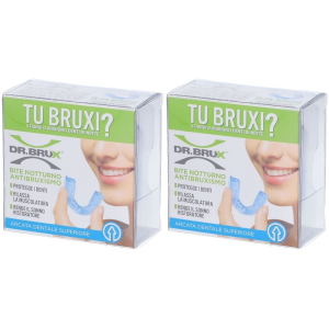 Compra Online dr. brux® bite notturno antibruxismo arcata dentale superiore set da 2 e Trova il miglior prezzo