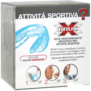 dr brux bite sport inf azzurro bugiardino cod: 926564891 