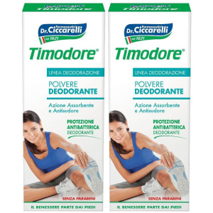 Compra Online dr. ciccarelli timidore® polvere deodorante set da 2 2x250 g e Trova il miglior prezzo
