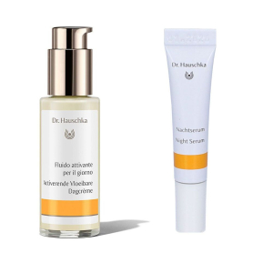 Compra Online dr. hauschka fluido attivante giorno + siero notte 1 pz set e Trova il miglior prezzo