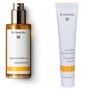Compra Online dr. hauschka lozione tonificante + dr crema detergente specia e Trova il miglior prezzo