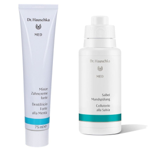 Compra Online dr.?hauschka?med dentifricio forte alla menta + collutorio salvia e Trova il miglior prezzo
