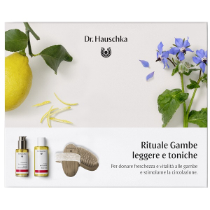 Dr hauschka rituale gambe leggere 1 tonico gambe 100 ml + 1 olio trattante limone lemongrass 75 ml