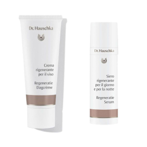 Compra Online dr. hauschka set crema rigenerante per il viso + siero e Trova il miglior prezzo