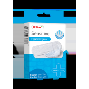 Dr.max sensitive hypoallergenic 19 x 72 mm, 25 x 72 mm 20 pezzi