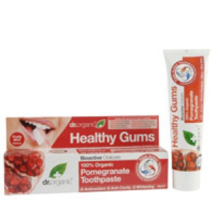 dr. organic pomegranate toothpaste bugiardino cod: 921087134 