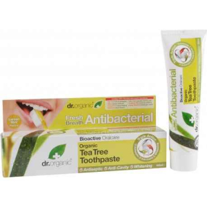 dr organic tea tree toothpaste bugiardino cod: 921677833 