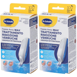 Compra Online dr. scholl's freeze away max trattamento rimozione verruche 2x1 st e Trova il miglior prezzo