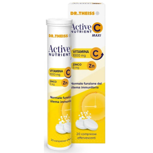 Compra Online dr. theiss active nutrient c maxi integratore sistema immunitario, 20 compresse effervescenti e Trova il miglior prezzo