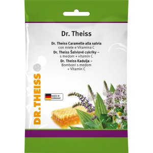 Dr.theiss caramelle alla salvia con miele e vitamina c 26 pezzi 75 grammi