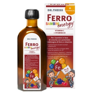 Compra Online Dr theiss ferro bambini energy 250 ml gusto uva e ciliegia con edulcorante e Trova il miglior prezzo