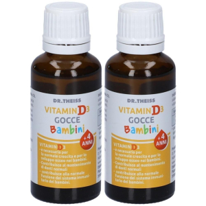Compra Online dr. theiss vitamin d3 bambini gocce 2x30 ml e Trova il miglior prezzo
