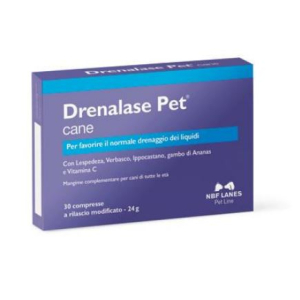 Compra Online drenalase pet cane mangime complementare drenaggio dei liquidi 20 compresse e Trova il miglior prezzo