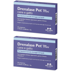 Compra Online drenalase pet mini cane gatto 20 compresse 2x8 g e Trova il miglior prezzo