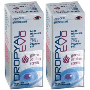 Compra Online dropyal evo gocce oculari sterili set da 2 2x10 ml oftalmiche e Trova il miglior prezzo
