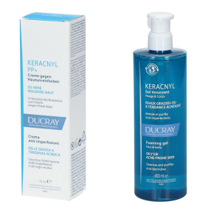 Compra Online ducray keracnyl pp+ crema anti-imperfezioni + gel detergente 1 pz set e Trova il miglior prezzo