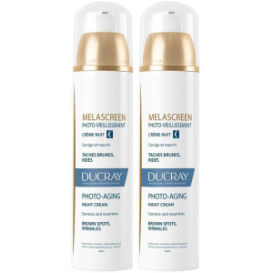 Compra Online ducray melascreen photo-vieillissement crema notte set da 2 2x50 ml cr e Trova il miglior prezzo