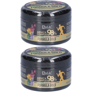 Compra Online dulac arnica complex 98% formula gold set da 2 2x300 ml gel e Trova il miglior prezzo