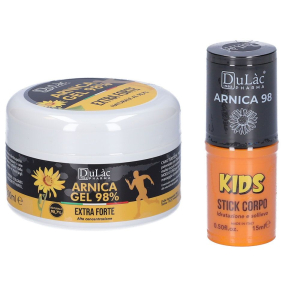 Compra Online dulac arnica gel 98% extra forte + 98 kids stick corpo 30+15 ml e Trova il miglior prezzo