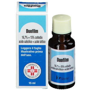 duofilm*collodio 15ml16,7%+15% bugiardino cod: 050429012 