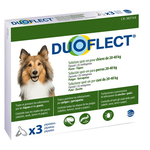 duoflect spoton 3 pipette 2,82 ml cani 20-40 bugiardino cod: 104609146 