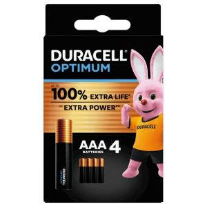 duracell optimum aaa b4 8pz bugiardino cod: 987345093 