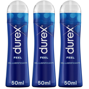 Compra Online durex® feel gel 3x50 ml lubrificante e Trova il miglior prezzo