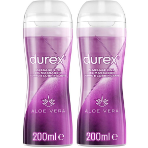 Compra Online durex massage 2in1 aloe vera gel lubrificante set da 2 2x200 ml lubrif e Trova il miglior prezzo