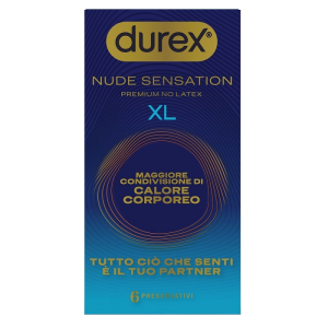 Compra Online durex nude sensation preservativi in nitrile ultra sottili extra lubrificati xl 6 pezzi e Trova il miglior prezzo