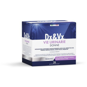 Dx & vx vie urinarie donne integratore con probiotici ed stratti naturali 28 bustine duocam