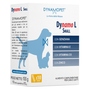 Compra Online dynamo l small mangime complementare per vitalità ed energia del cane piccolo 10 stick da 10 grammi e Trova il miglior prezzo