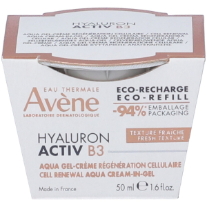 Acquista Online eau thermale avene hyaluron activ b3 aqua crema-gel 50 ml refill rigenerazione cellulare 3in1 acido ialuronico e Cerca l'offerta più bassa